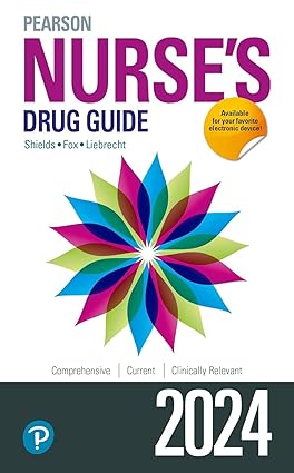 Pearson Nurse's Drug Guide 2024, 1st edition